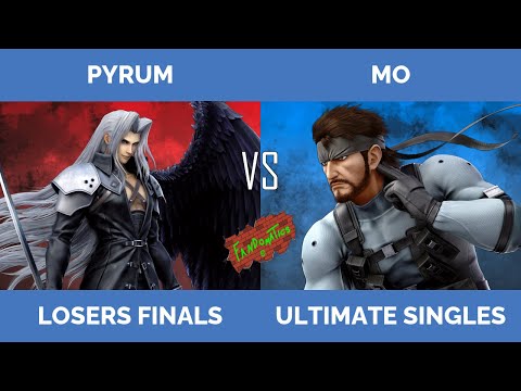 Fandomatic Con 2022: SSBU Losers Finals – Pyrum (Sephiroth) vs Mo (Snake)