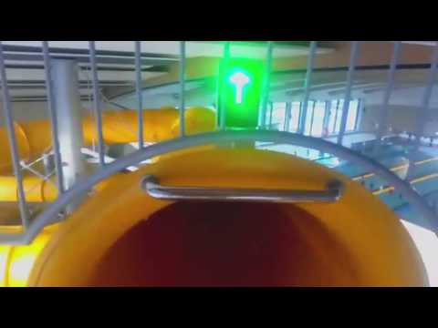Orange Tube Water Slide  Aquapark Quarium in Kępno