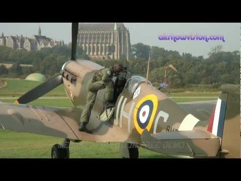 SHOREHAM AIRFIELD ATTACK & SPITFIRE "BIG WING" (airshowvision)