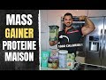 GAINER MAISON À 1000 CALORIES POUR PRENDRE DE LA MASSE RAPIDEMENT !