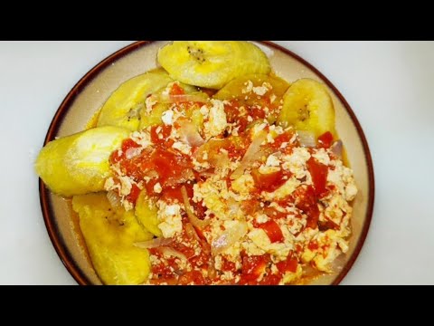 How to Make the Best Ripe Plantain and Egg Sauce, so Yummy😋 #plantaineggsauce #eggstew #stew #fudelo