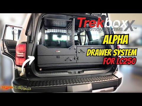 Never Seen Before! TrekBoxx Drawer System for NEW Land Cruiser 250 Series