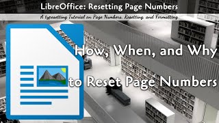 Fixing Page Numbers in LibreOffice