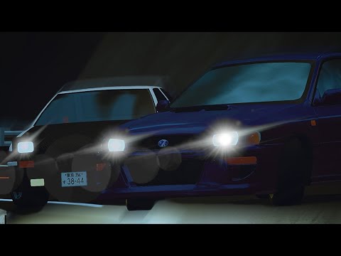 Bunta Chases Takumi down Mt.Otsuki