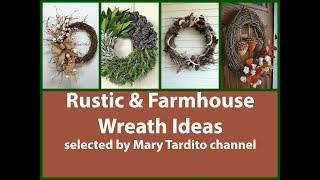 Rustic Farmhouse Style Wreaths Ideas