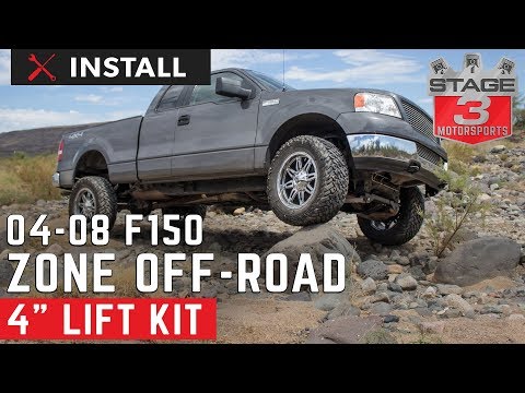 2004-2008 Ford F-150 Zone 4 Inch Lift Kit Install