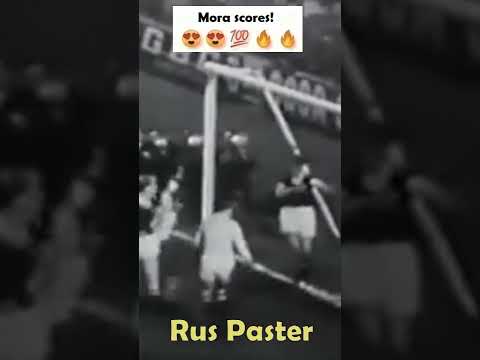 ECC 1962-63. AC Milan - Dundee FC. Bruno Mora scores.