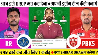 RR vs PBKS Dream11, RR vs PBKS Dream11 Team, RR vs PBKS Dream11 Prediction, RR vs PBKS Playing11,IPL