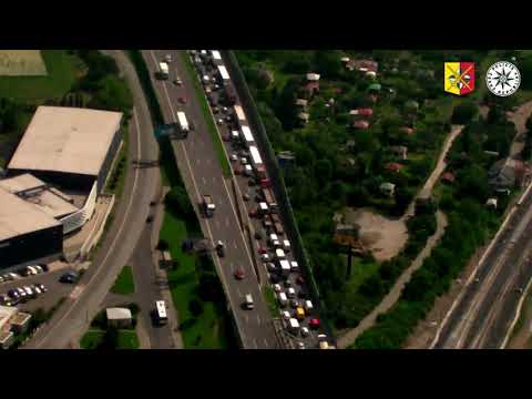 KOLONY NA JIŽNÍ SPOJCE A NA DÁLNICI D1