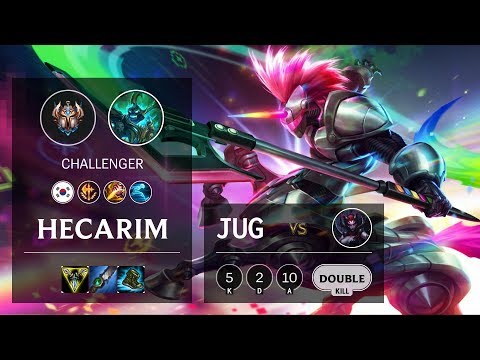 Hecarim Jungle vs Elise - KR Challenger Patch 10.3