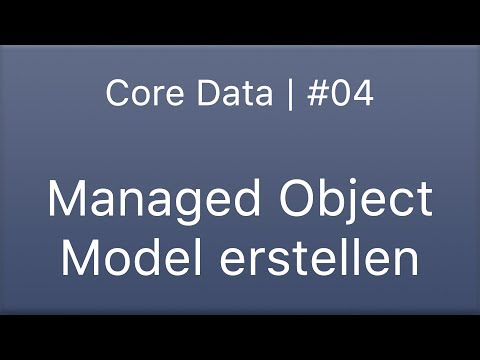 Let's Code Core Data | Lesson #04 | Managed Object Model erstellen