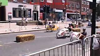 preview picture of video 'New Milton, Soap Box Derby, Sunday 14th July 2013, Hampshire, England ( 2 )'