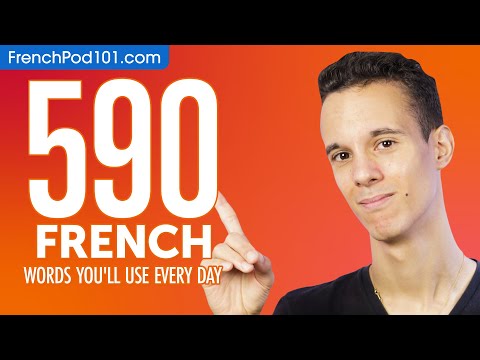 590 French Words You'll Use Every Day - Basic Vocabulary #99