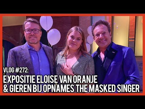EXPOSITIE ELOISE VAN ORANJE & GIEREN BIJ OPNAMES THE MASKED SINGER - GERARD JOLING - VLOG #272