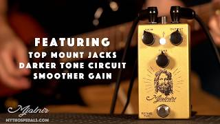 Video thumbnail for Mythos Pedals Mjolnir Overdrive w/ Rivolta Combinata I by Mythos Pedals