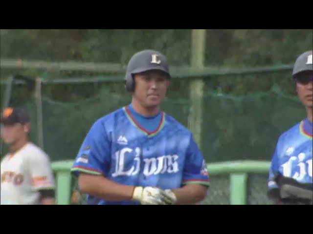 【ファーム】ライオンズ・坂田のタイムリーヒットで1点を返す!! 2018/8/19 L-G(ファーム)