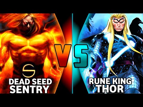 Rune King Thor Vs Death Seed Sentry ( Thor Vs Sentry Part 2) / Epic Vs battle in Hindi/ KOMICIAN