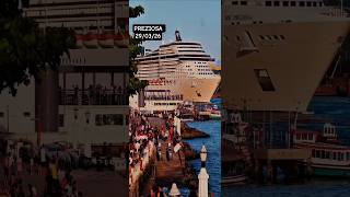 MSC PREZIOSA cruzeiro navio 29/03/26 Santos ultima viagem @cruzeiros2025  #ultimaviagem #shorts