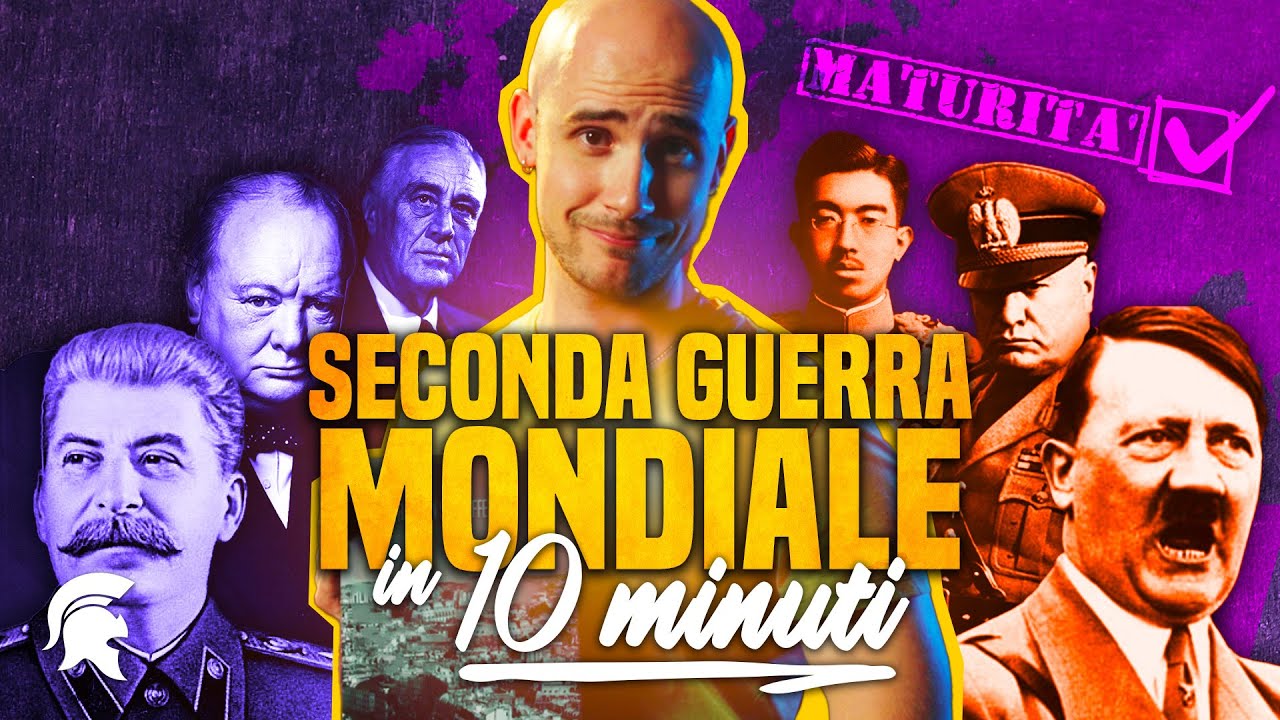 La SECONDA GUERRA MONDIALE in 10 minuti