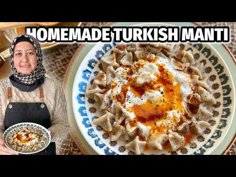How I Make Traditional Turkish Manti | Full Process
