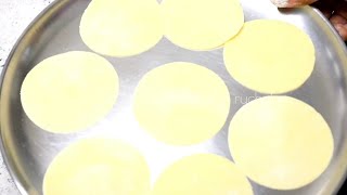 Urad Dal Papad | Homemade Papad | Papad Recipe