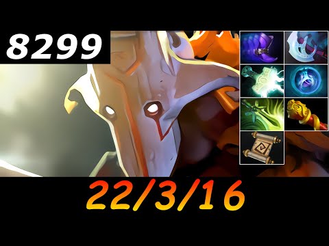 Dota 2 Juggernaut 8299 MMR 22/3/16 (Kills/Deaths/Assists) Ranked Full Gameplay