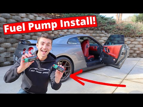 Installing High Flow Fuel Pumps On R35 Nissan GTR