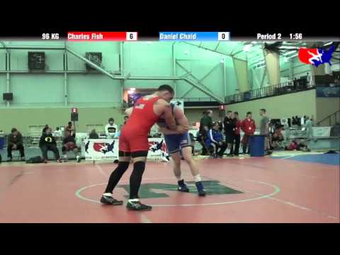 Charles Fish vs. Daniel Chaid at 2013 ASICS University Nationals - GR