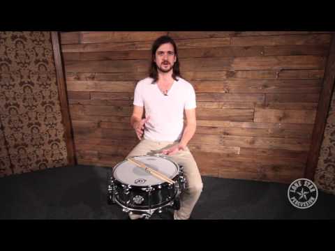 Acoutin 5.5 x 14"  Stainless Steel - Wenge Snare Drum