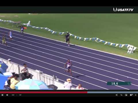 Boys 13-14 200m Prelim Heat 20 - USATF National Junior Olympic Track and Field Championships 2021