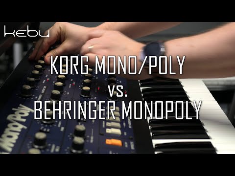 Korg Mono/Poly vs. Behringer Monopoly