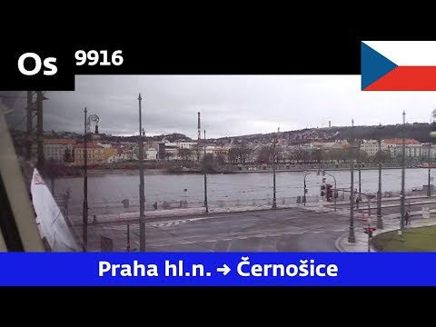 Jízda vlakem Os 9916 - 5.1.2013