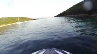 preview picture of video 'Jet Ski at Syvota Greece'