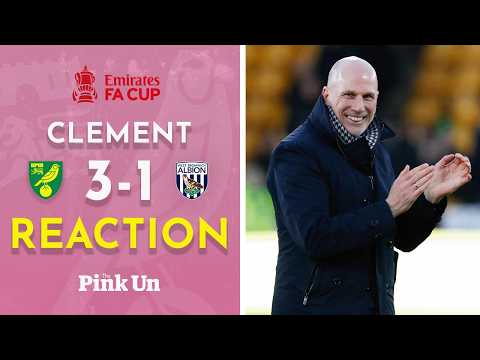 Philippe Clement Reaction | Norwich City 3-1 West Brom | The Pink Un