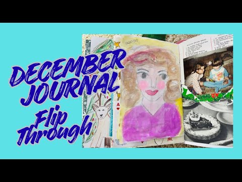 Durchblättern des Junk-Journals im Dezember… Offene Gespräche über die Feiertage…
