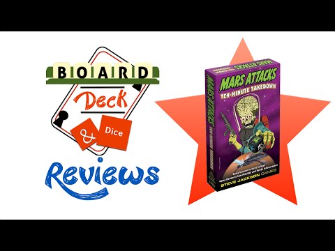 Board, Deck and Dice Review #23 - Mars Attacks: Ten-Minute Takedown