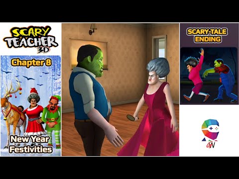 Scary Teacher 3D - Chapter 8 New Year Festivities Level 2 - Scary-Tale Ending