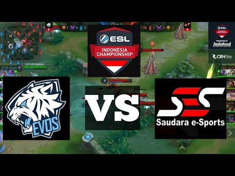 EVOS VS SES MACTH 1 GRAND FINAL ESL indonesia championship