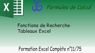 Les fonctions de recherche dans Excel