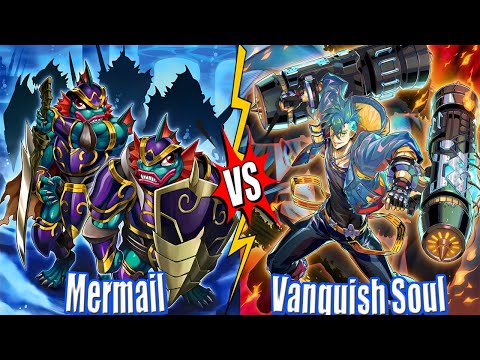 Mermail Atlantean vs Vanquish Soul & Mermail vs Blue Eyes White Dragon - NEW BANLIST DB Yu-Gi-Oh!
