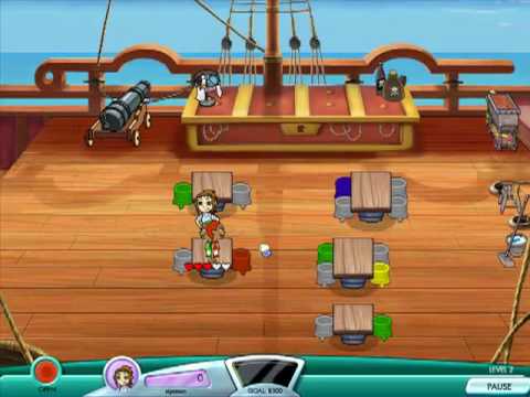 Diner Dash: Flo Through Time - Buccaneer Bistro Level 1 & 2