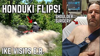 80+ MPH ATV Crash | Rush to Hospital, Surgery, Bruised Ribs, Torn Knee