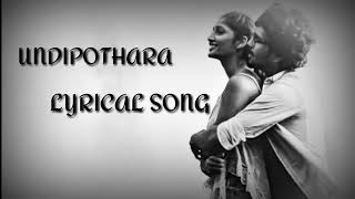 Undipothara song female version