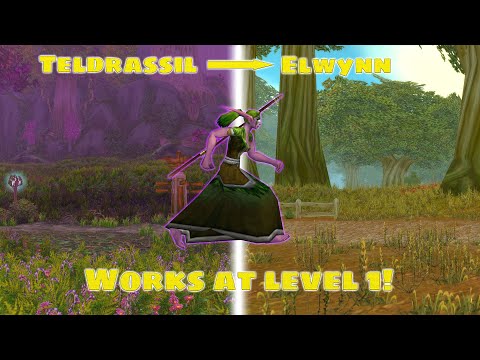 Easiest way to move your Night Elf character to Elwynn