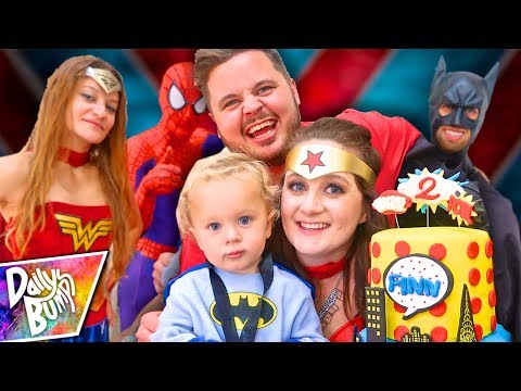 SUPERHERO BIRTHDAY PARTY SPECIAL! 💥 Finn’s 2nd Birthday Party (w/ Super Surprise Guests!!)