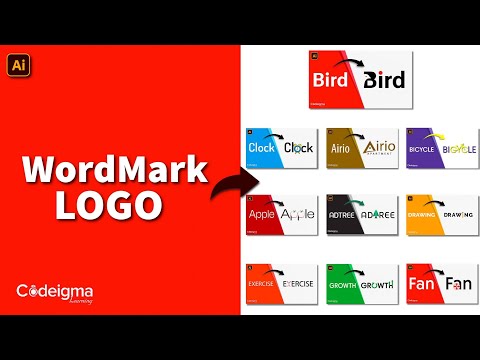 How To Create Modern Wordmark Logo Design 1 Adobe Illustrator CC Codeigma Learning