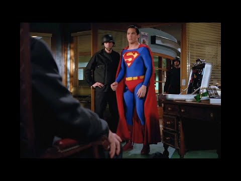 Lois and Clark HD CLIP: Superman saves Perry from bomb