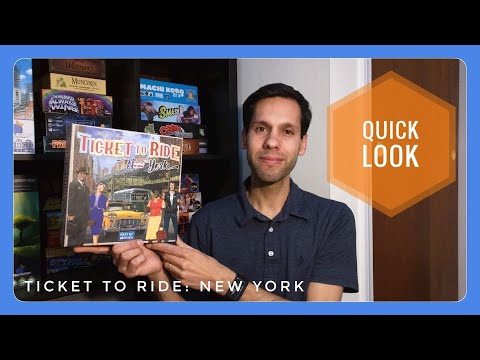 [Off the Shelf] Ticket to Ride New York - The best Ticket to Ride game?