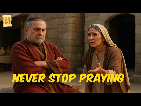 The Widow & the Judge | Never Stop Praying (Luke 18:1–8 Bible Story)🌾