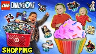 FGTEEV Shopping: LEGO DIMENSIONS & CUPCAKES!  Target Stores Probably Hate Us + New Game Room Tour